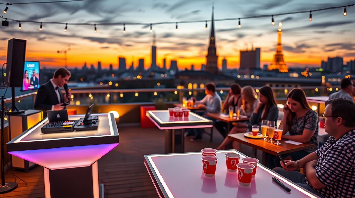 Организация турниров по бирпонгу в Москве